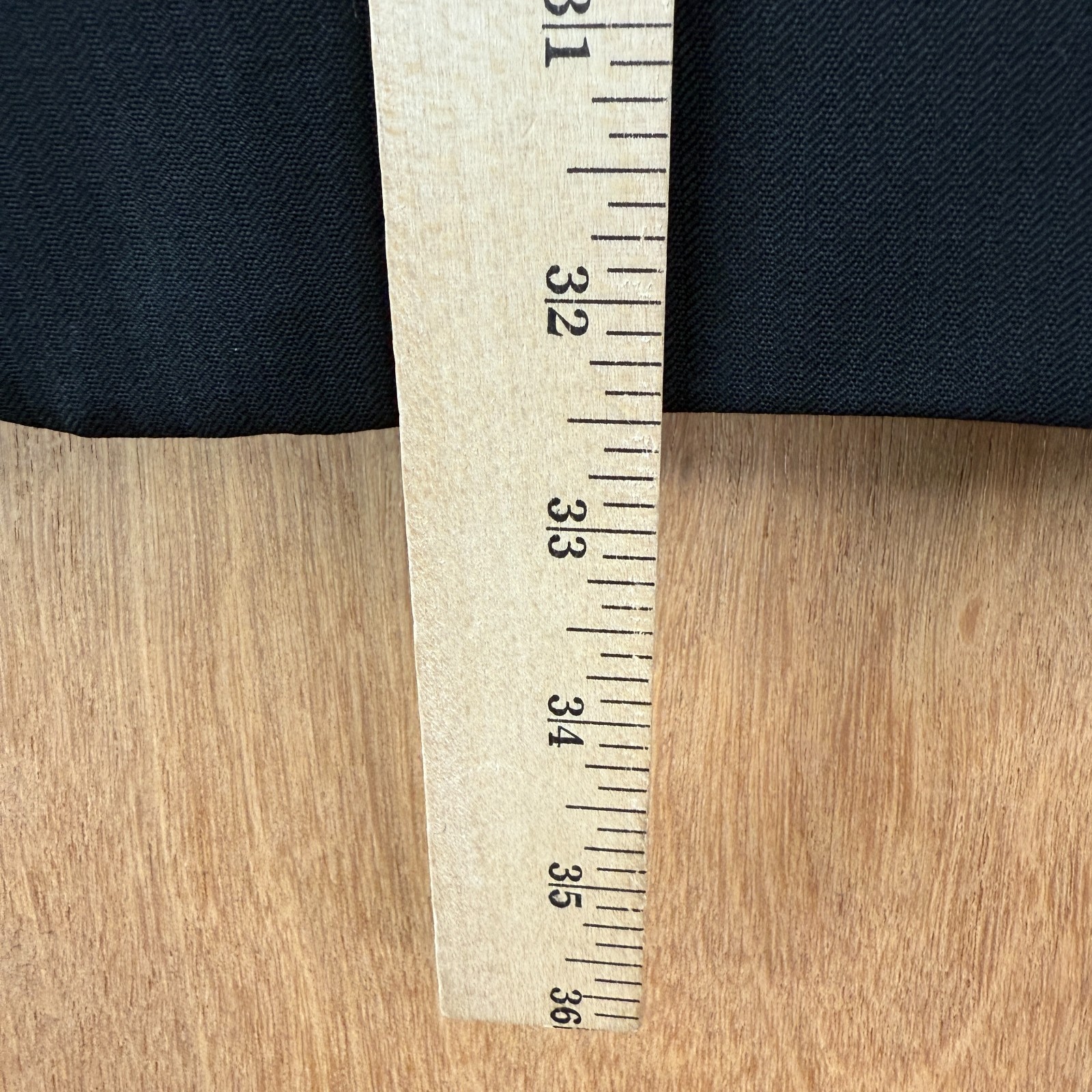Joseph Abboud Suit Mens 46R Black 2 Button Loro Piana Wool Pants 40×27 Flat