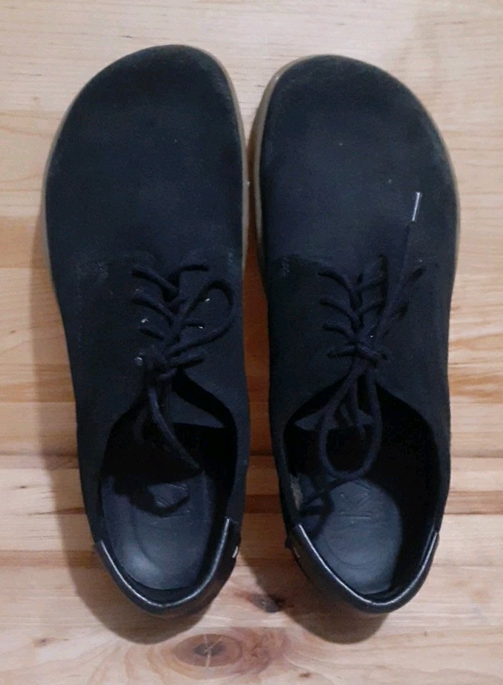 KALSO: DAWSON Men’s Earth Shoes Suede BLACK Negative Heel Size 11 NEW!!! W/BOX