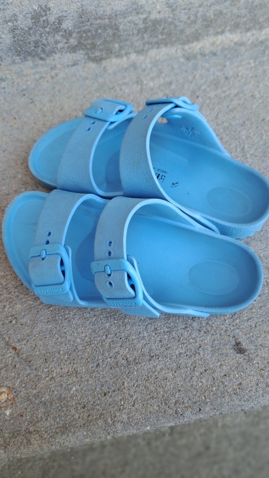 Birkenstock Kids Blue Sandals Size 27 17 cm US Toddler 9-9.5