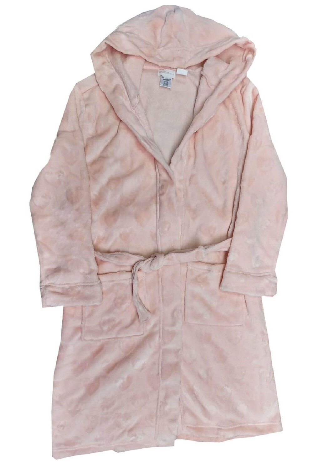 BCBGirls Super Soft & Cozy Robe Pink Hearts