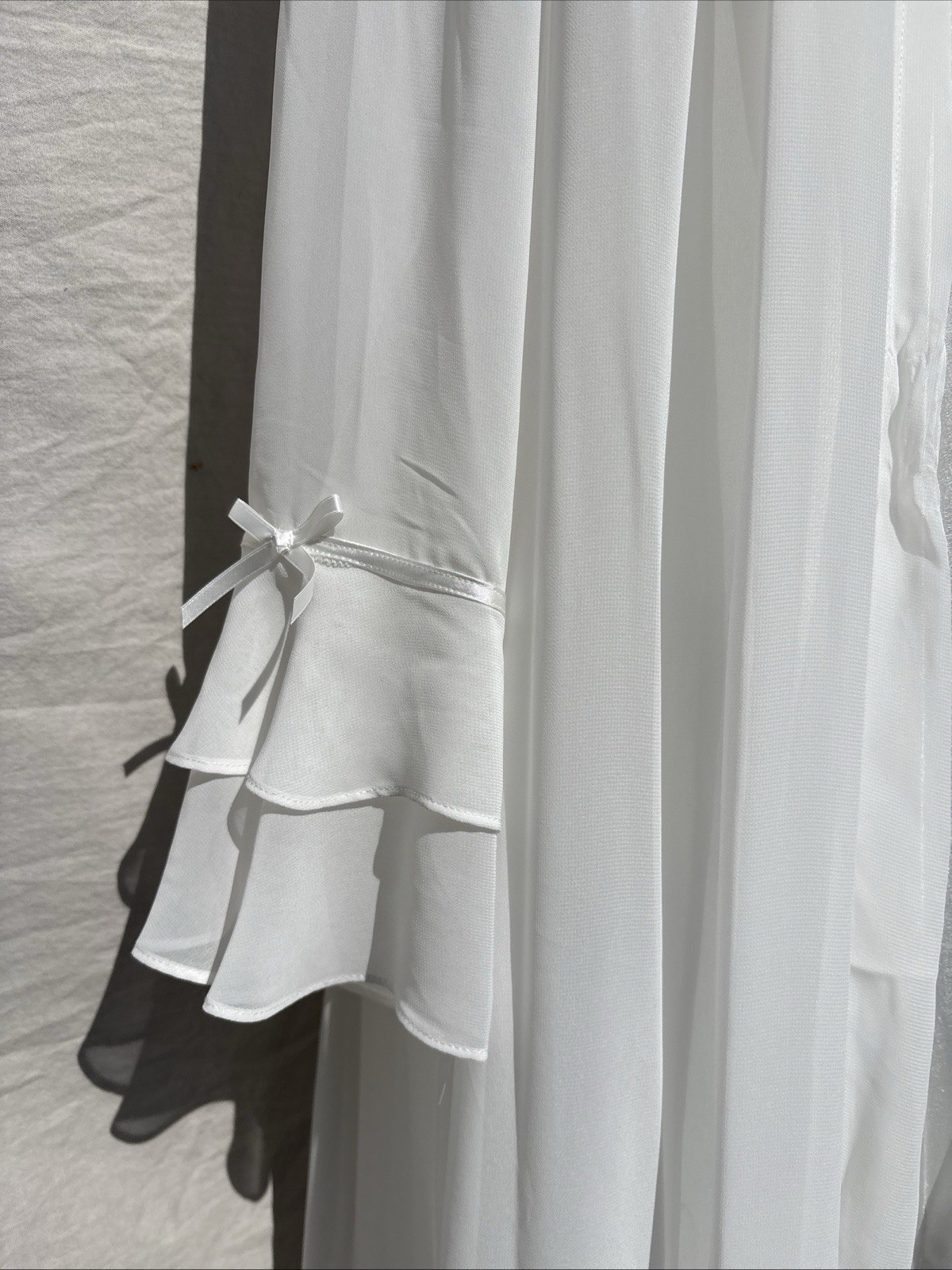 Stunning In Bloom by Jonquil Ivory Bridal Robe Chemise Set L New With Tags