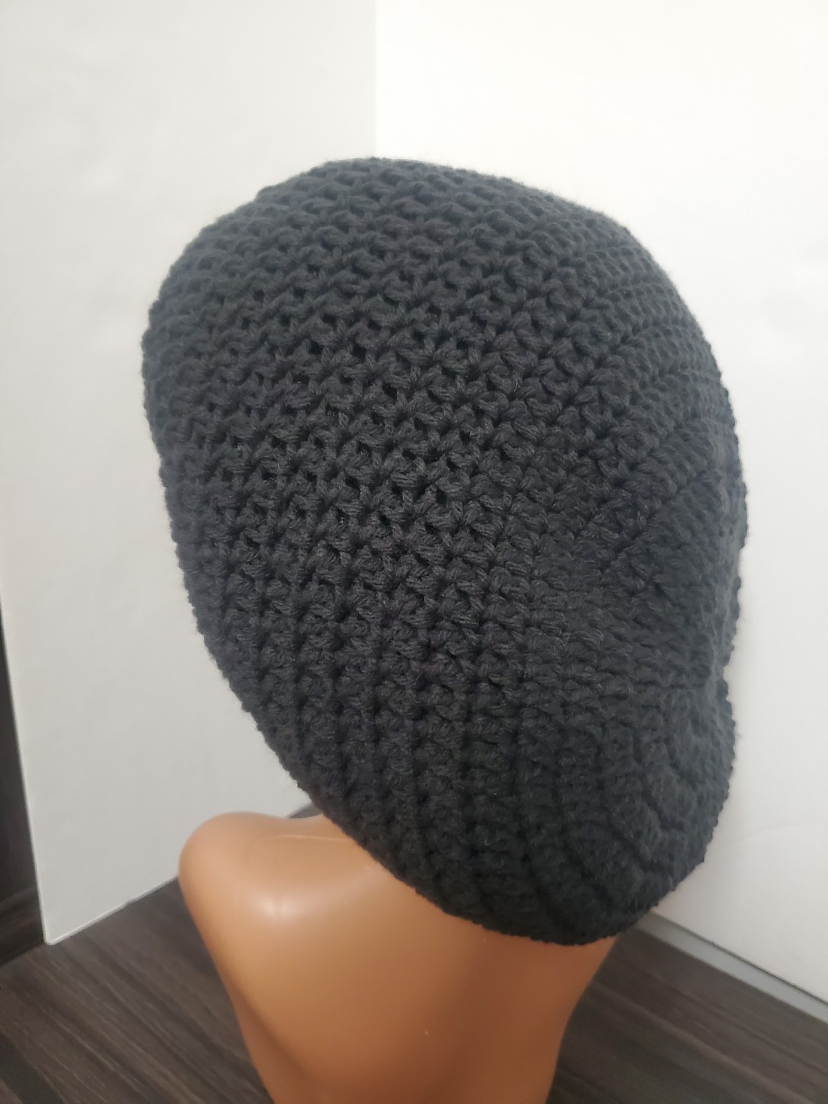 Handmade Adjustable Crochet Tam Hat Dreadlock w drawstring Reggae baggy beanie