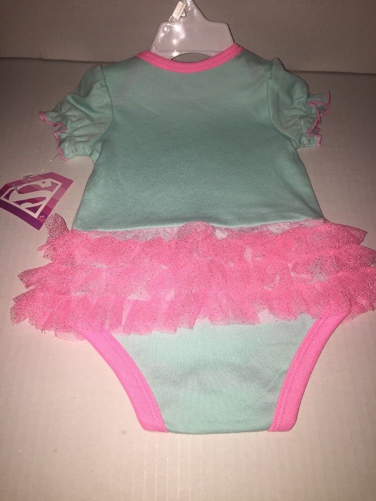 Brand New- DC Comics Supergirl Baby Romper Girls (Size 6-9 Months)