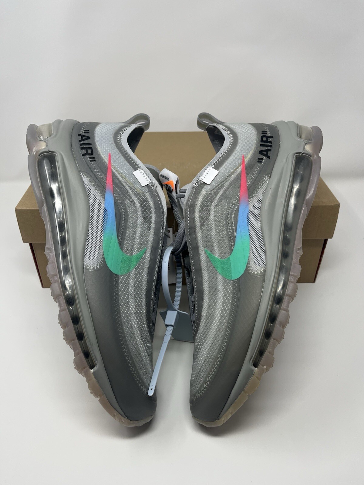 Nike Off-White x Air Max 97 Menta Size 9 Mens US AJ4585-101 BRAND NEW