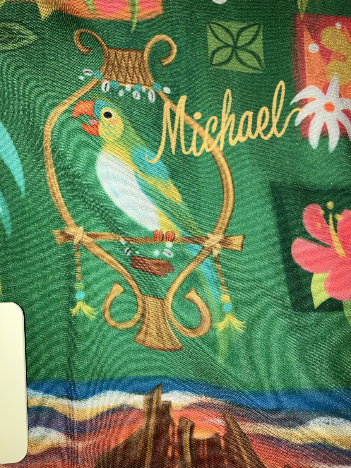 NWT New Mens LARGE Disney Parks RSVLT Enchanted Tiki Room Button Down Shirt