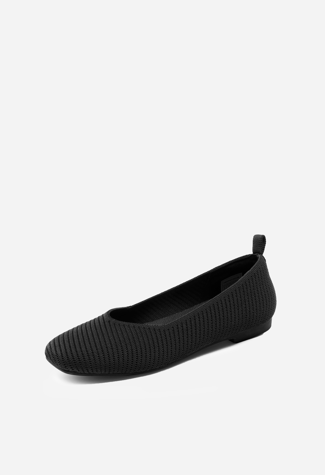 Women Lightweight Knit Flat Shoes Square Toe Comfortable Casual Shoes
