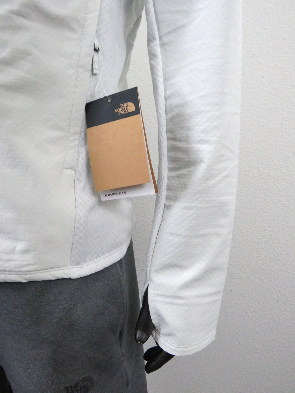 Mens The North Face Futurefleece Full Zip Fleece Sweater Jacket – Tin Grey $129