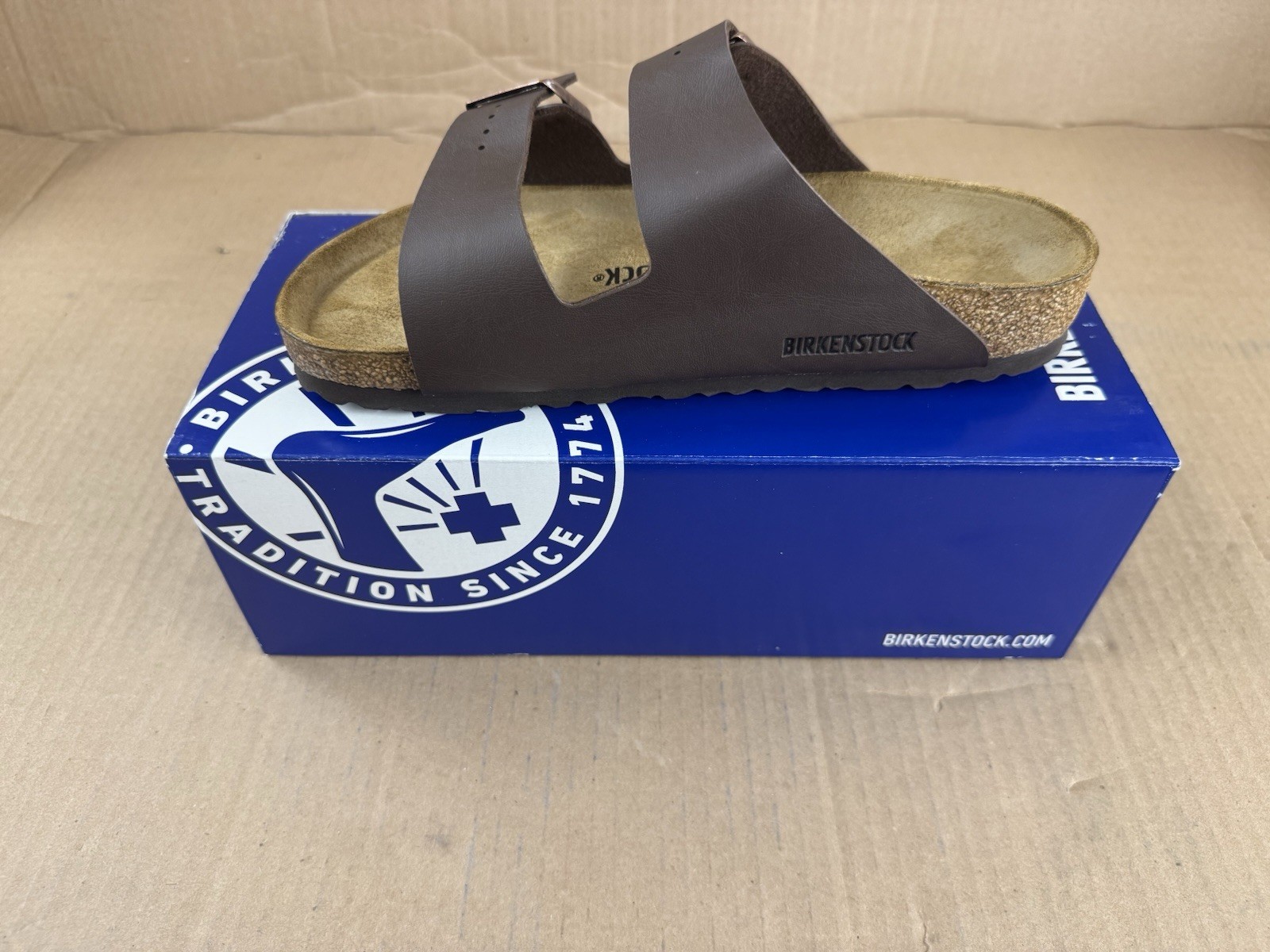 BIRKENSTOCK Arizona BS Slide Sandal Unisex Dark Brown 38 5M-7W