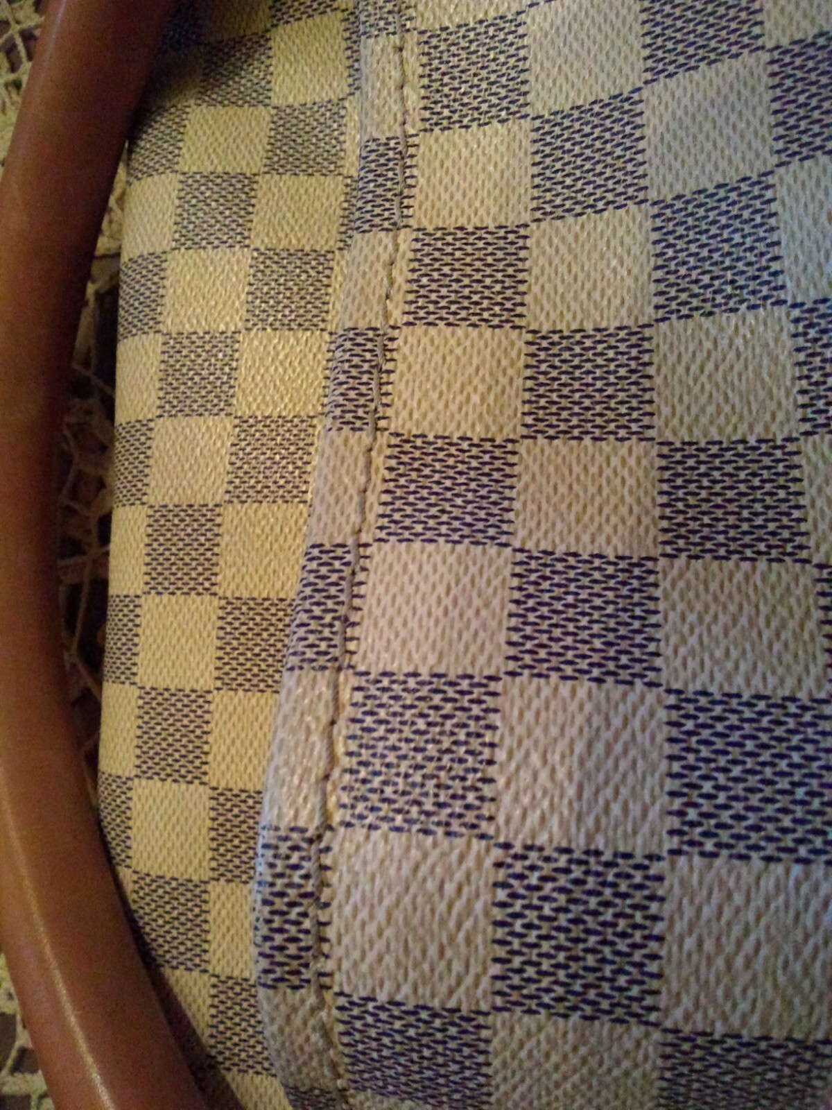 AUTHENTIC LOUIS VUITTON DAMIER AZUR ARTSY MM DUST COVER AUTHENTICATION CARDS