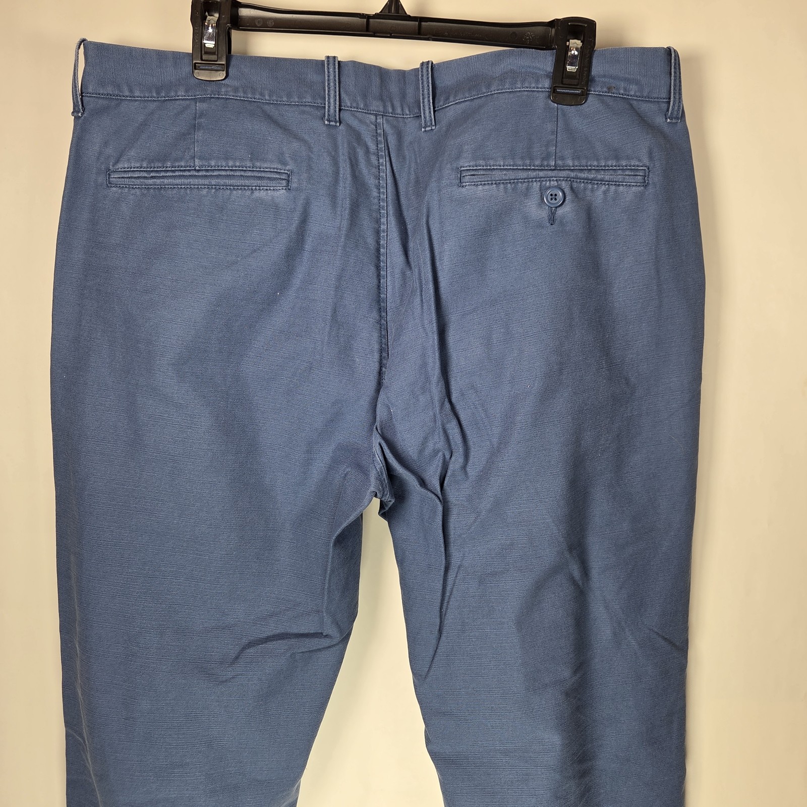 J.Crew Mens 36×30 The Sutton Blue Chino Straight Leg Mid Rise Pants Casual Work