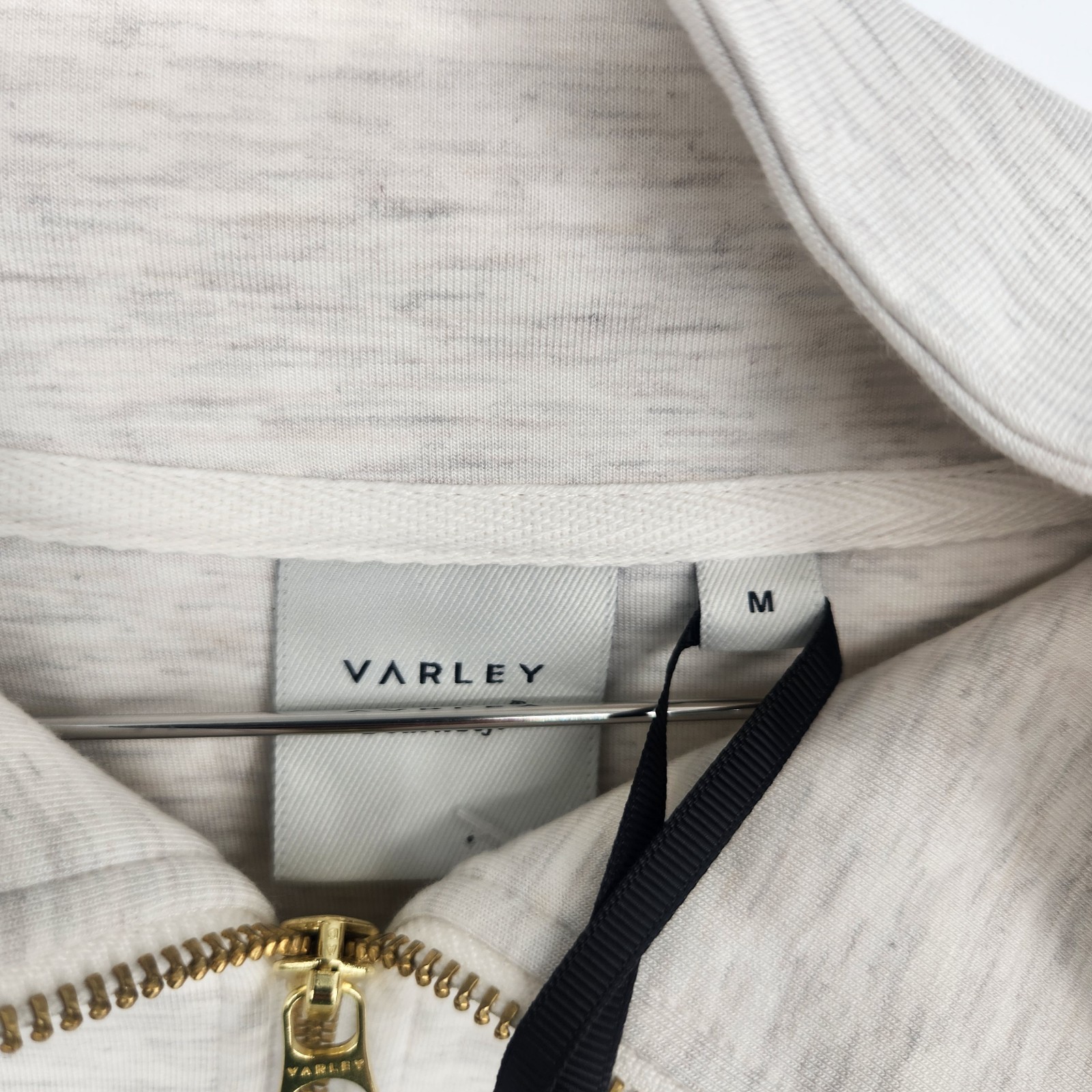 Varley Off-White Medium Hawley Half Zip Sweatshirt NWT