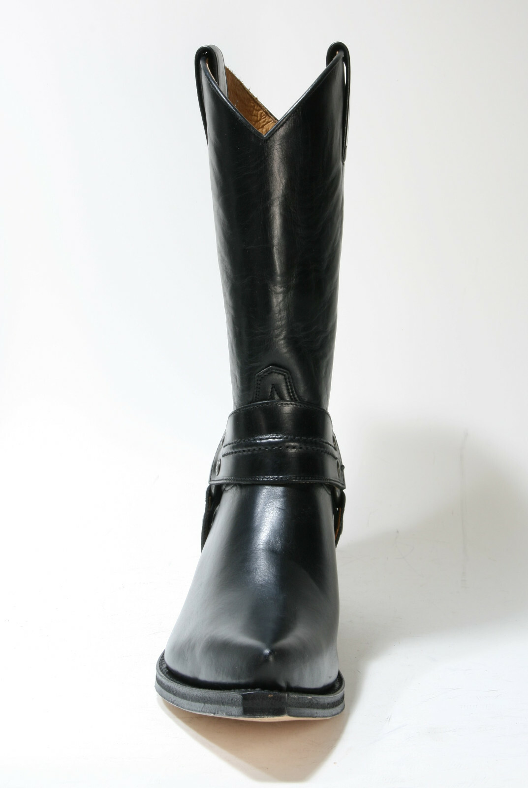 Sendra Cowboy Boots Cyclone Bikerboot Ibiza Leather Black Heel