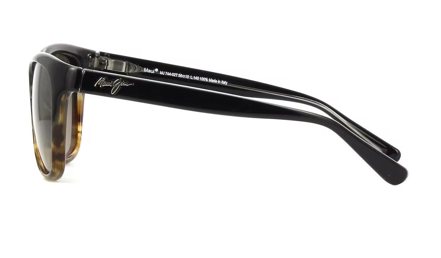 Maui Jim Starfish Black with Tortoise / Neutral Grey Polarized GS744-02T NEW