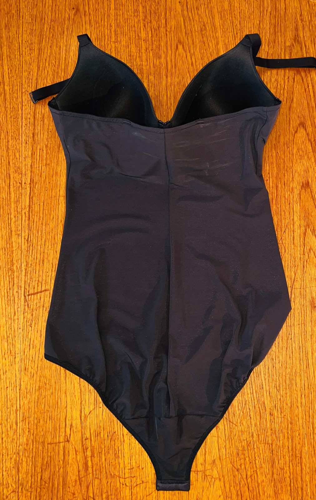 Maidenform FLS075 FitSense Extra Firm Shaping Underwire Bodysuit, Black , Sz 2XL