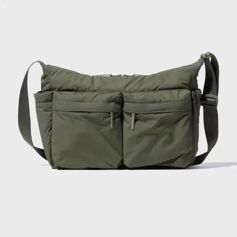 UNIQLO Casual Multi-pocket Messenger Bag Women Fashion Nylon Shoulder Bag Travel