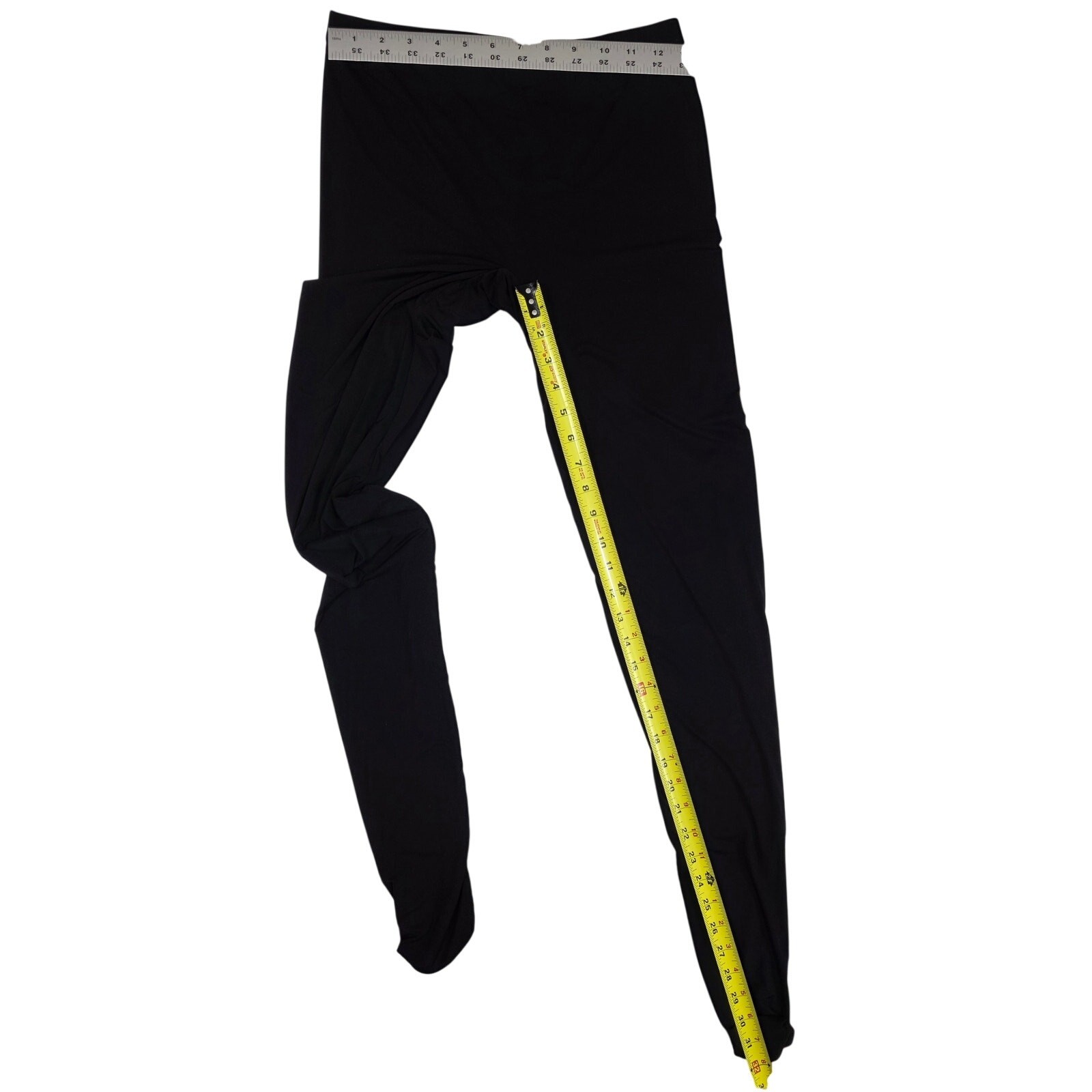 Naked Wardrobe Size L Black Footed Leggings