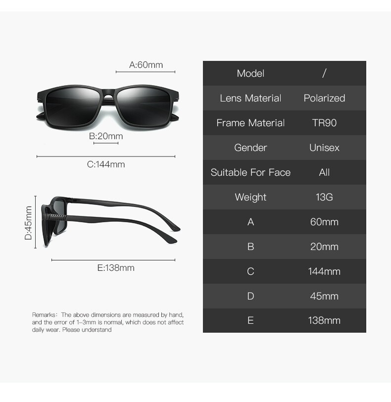 Men’s HD Polarized Aviator Sunglasses Driving Sports Outdoor Fishing Eyewear