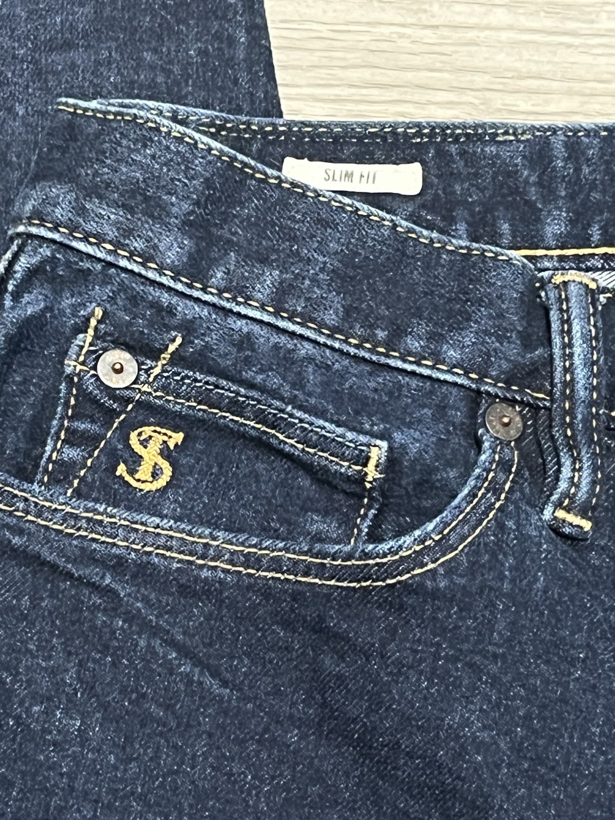 Todd Snyder Selvedge Mens 30×28 Medium Blue Slim Tapered Stretch 5-Pocket Jeans