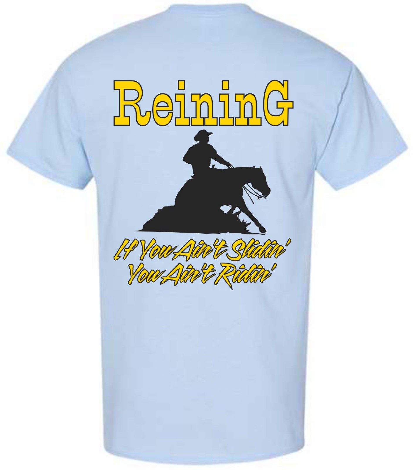 GILDAN T-SHIRT – REINING HORSE DESIGN REINING HORSE GRAPHIC QUARTER HORSE