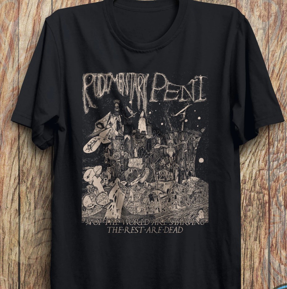 Rudimentary Peni Punk Band Graphic Black Unisex T-Shirt Vintage – T251