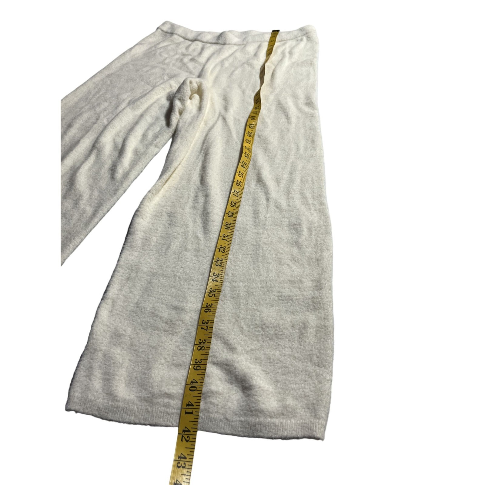 Encore by Idina Menzel Regular Cloud Wide Leg Pant Oyster Large A550329