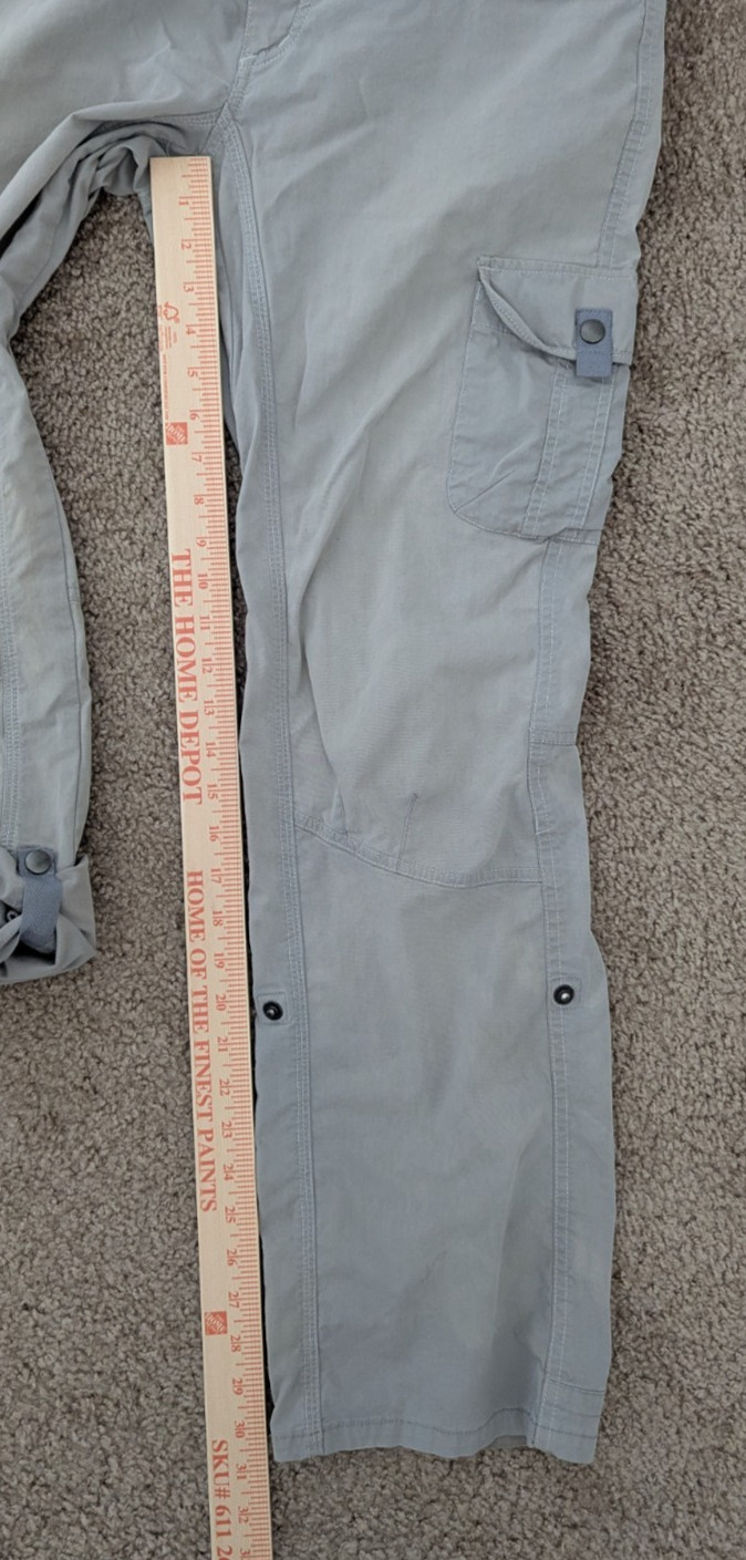 Kuhl tan convertible cargo Gorpcore hiking outdoor pants size 6 reg