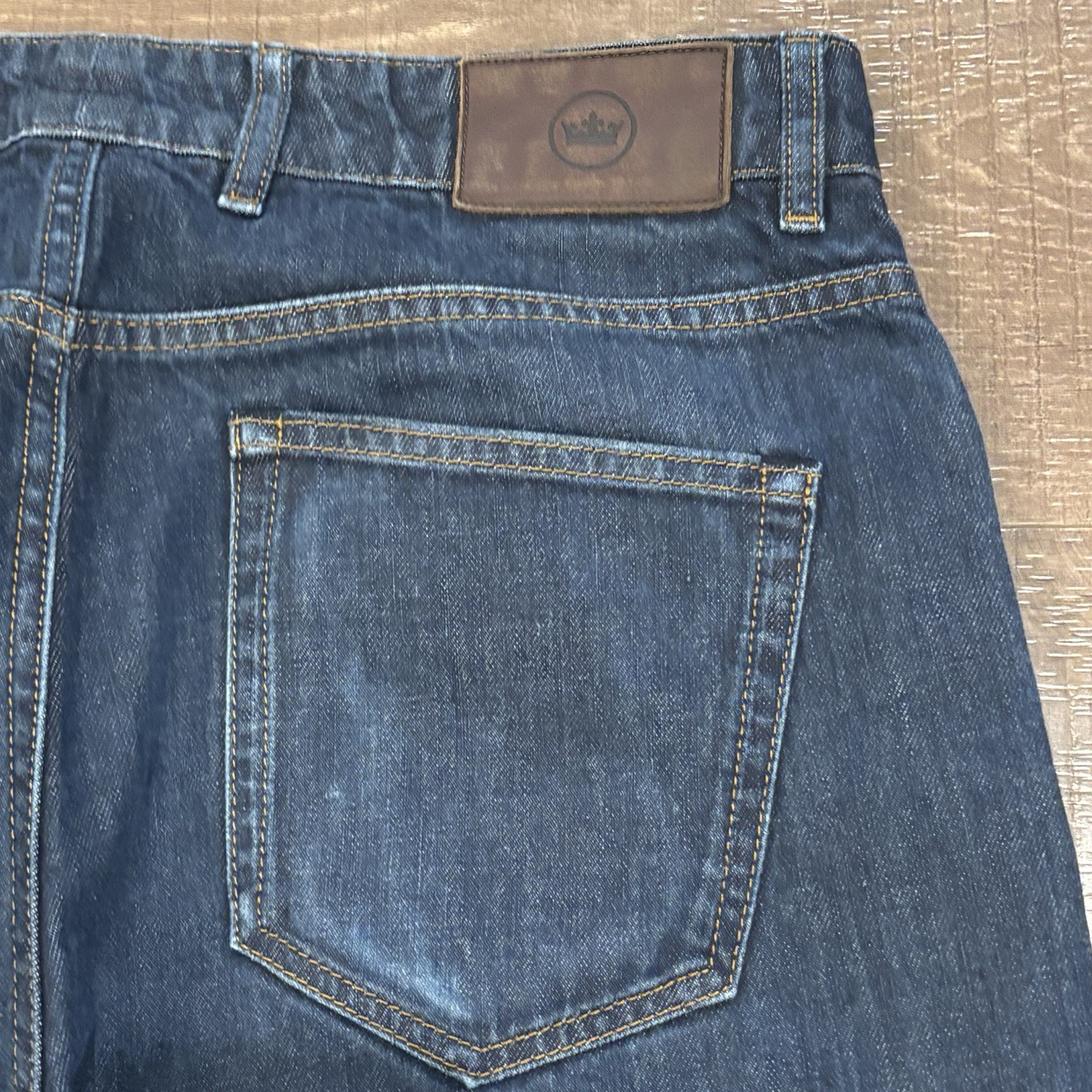 Peter Millar Jeans Men 36×32 Blue Pilot Mill Classic Fit Stretch Denim H2