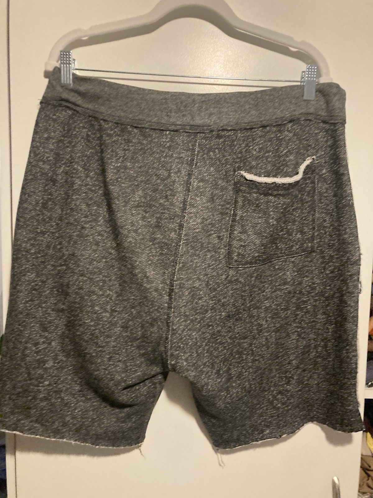 BDG Shorts Knit Fabric Stretch Drawstring Waist Size L Black / Gray / White