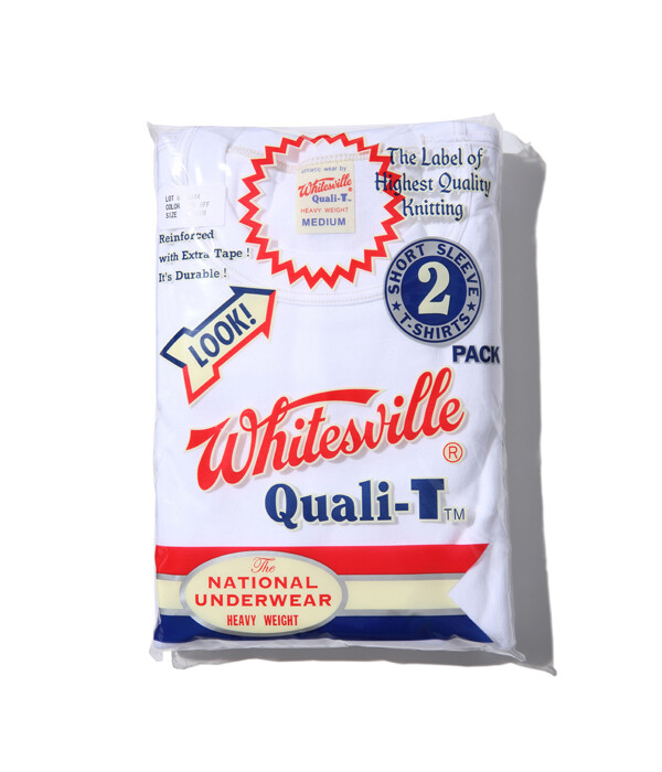 Whitesville T-SHIRT WV73544 2-PACK White Size XL (JP Mens Size) Free Ship