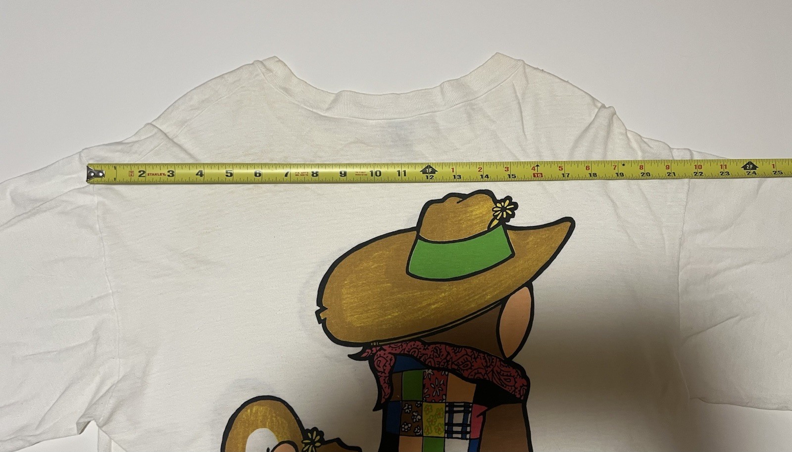 Vintage 1993 Yogi Bear Western Tee L Single Stitch 90s Hanna Barbera