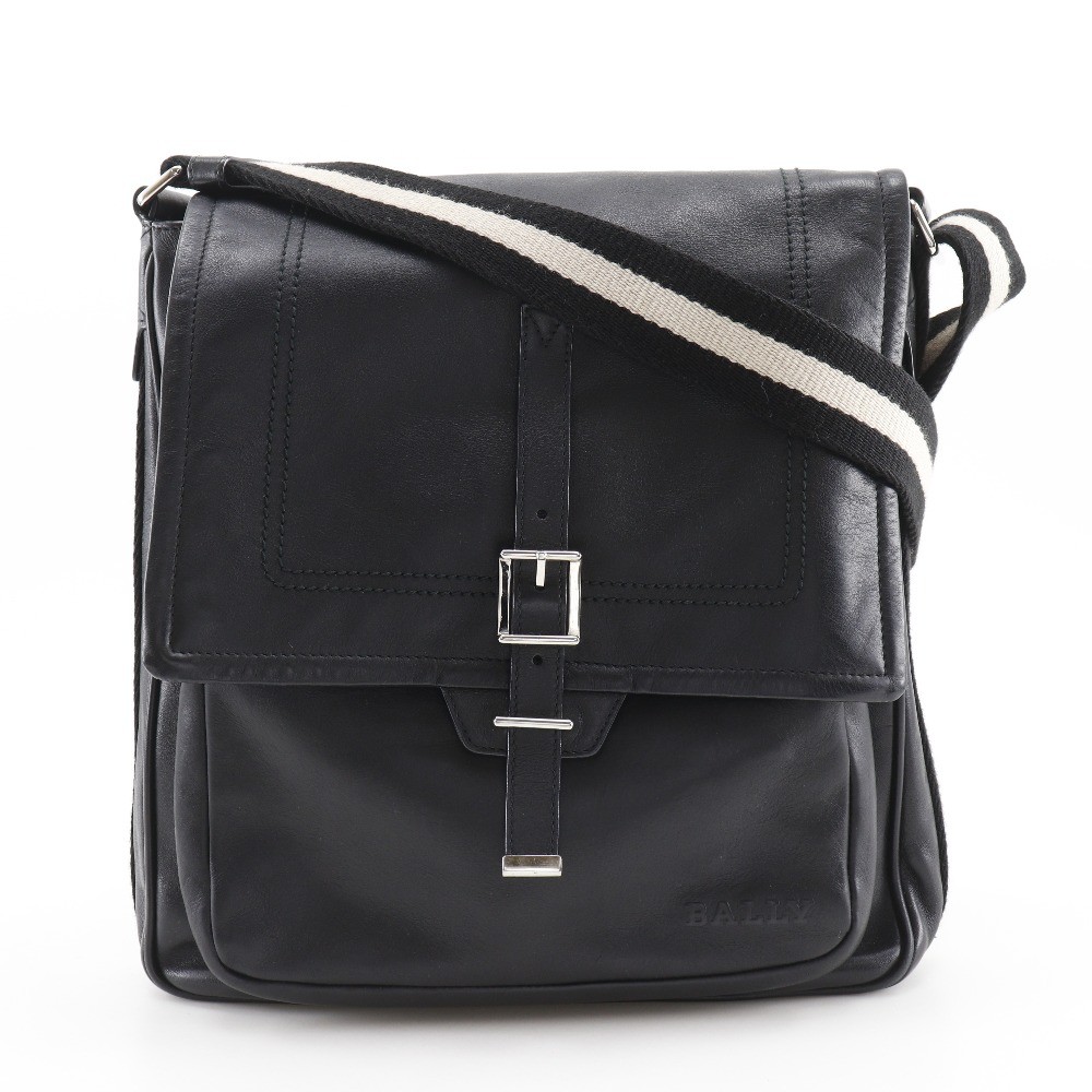 BALLY Trainspotting Shoulder Bag black Calfskin mens