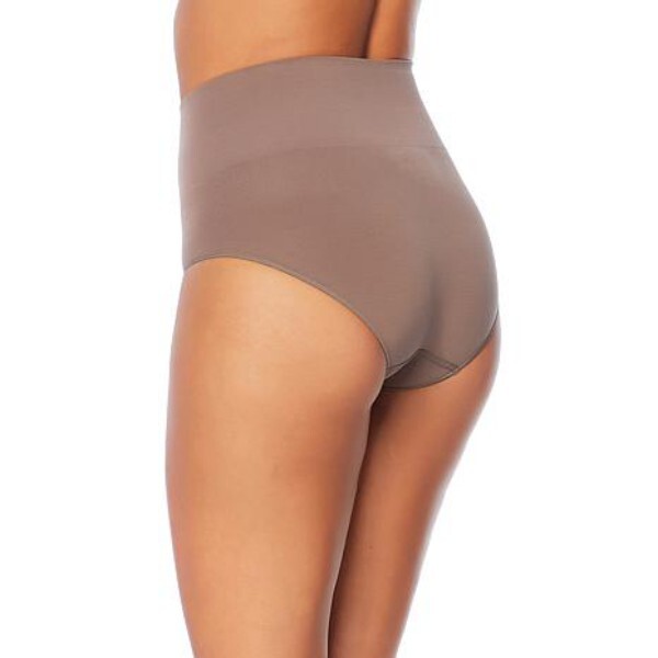 Nearly Nude Beige Smoothing Model Cotton Shapewear High-waist Brief Shaper NEW