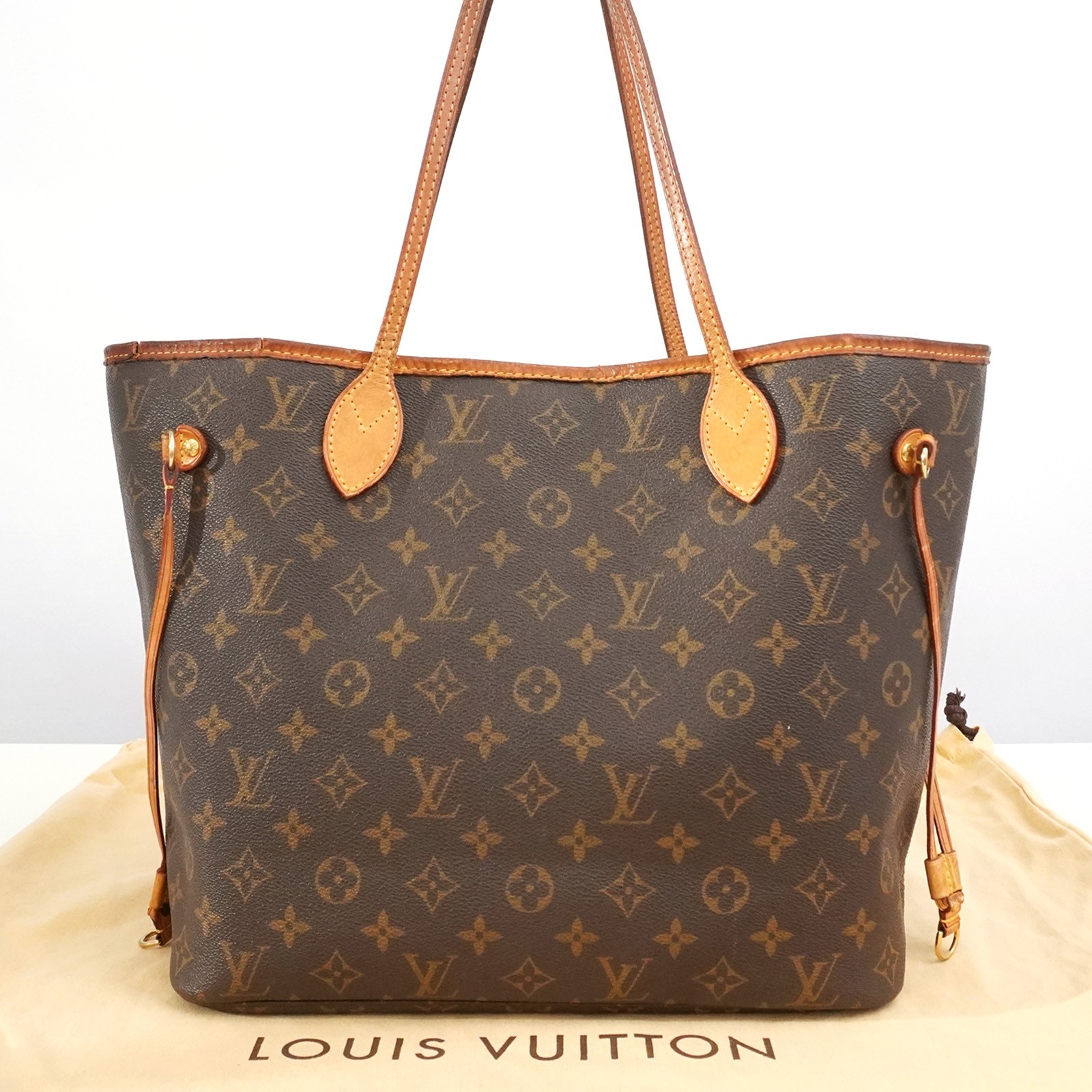 LOUIS VUITTON LV Monogram Neverfull MM M40156 Tote Bag VI2094 Auth #54372A