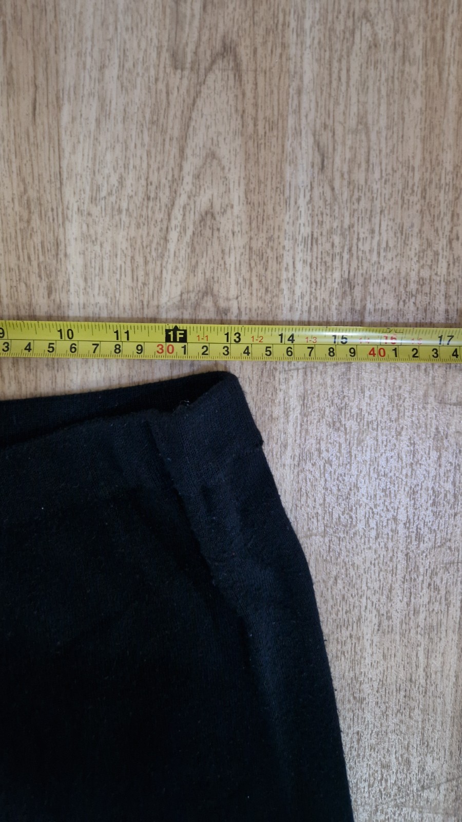 Philomena Christ Black Wide Leg Trousers Small Knitted Elasticated Stretch