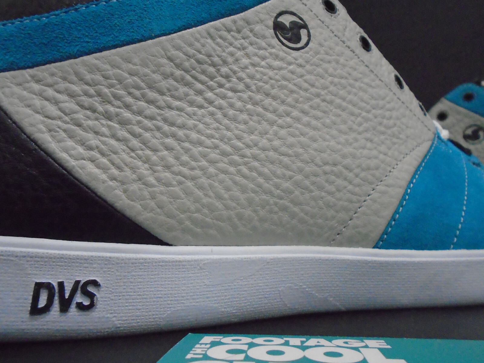 2007 DVS HUF 5 MID ORIGINAL INTENT TEAM SAMPLE BLUE LIGHT GREY BLACK WHITE 9.5