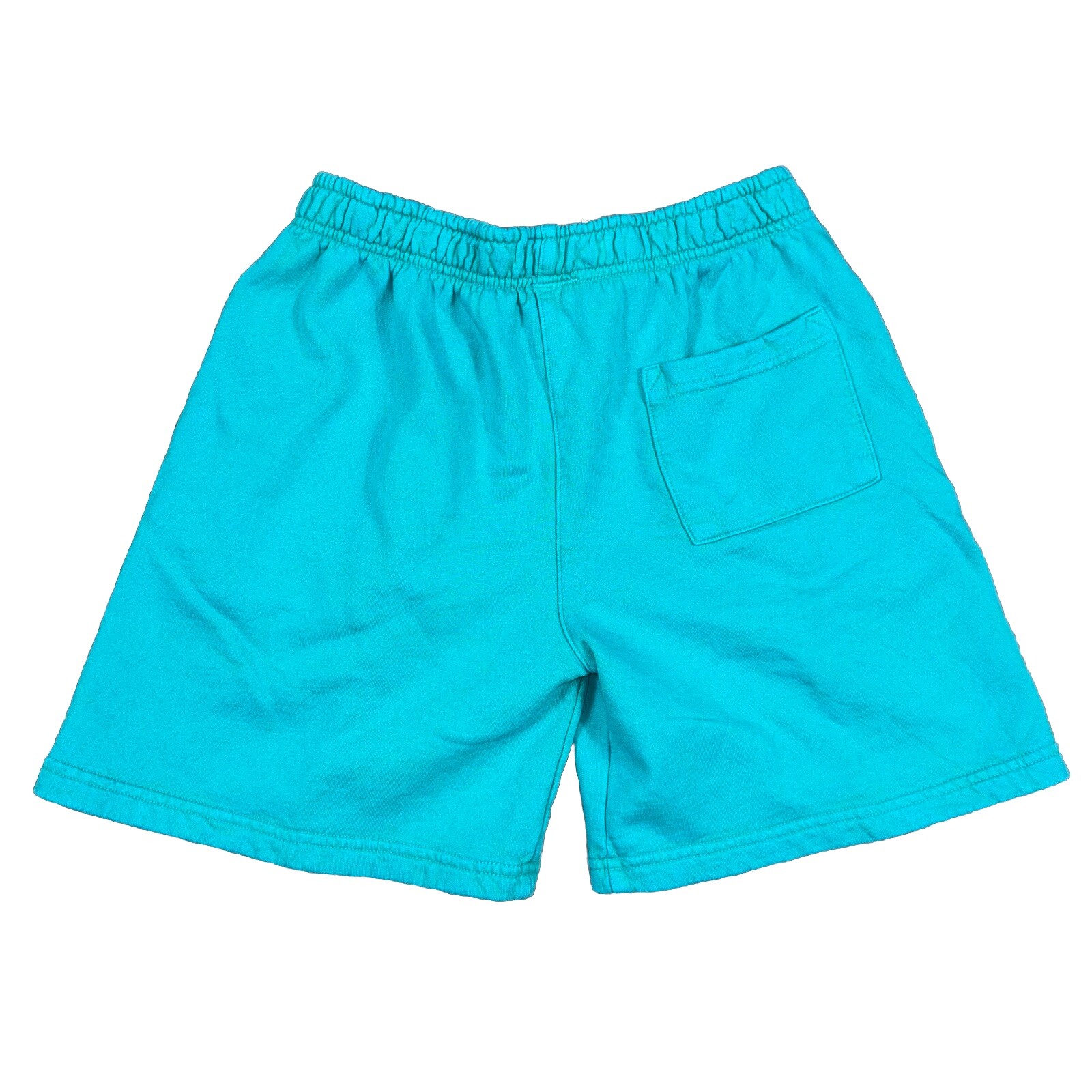 Cross Colours Peace Circle Logo Fleece Shorts Turquoise C97223PCL-300 Men’s NWT