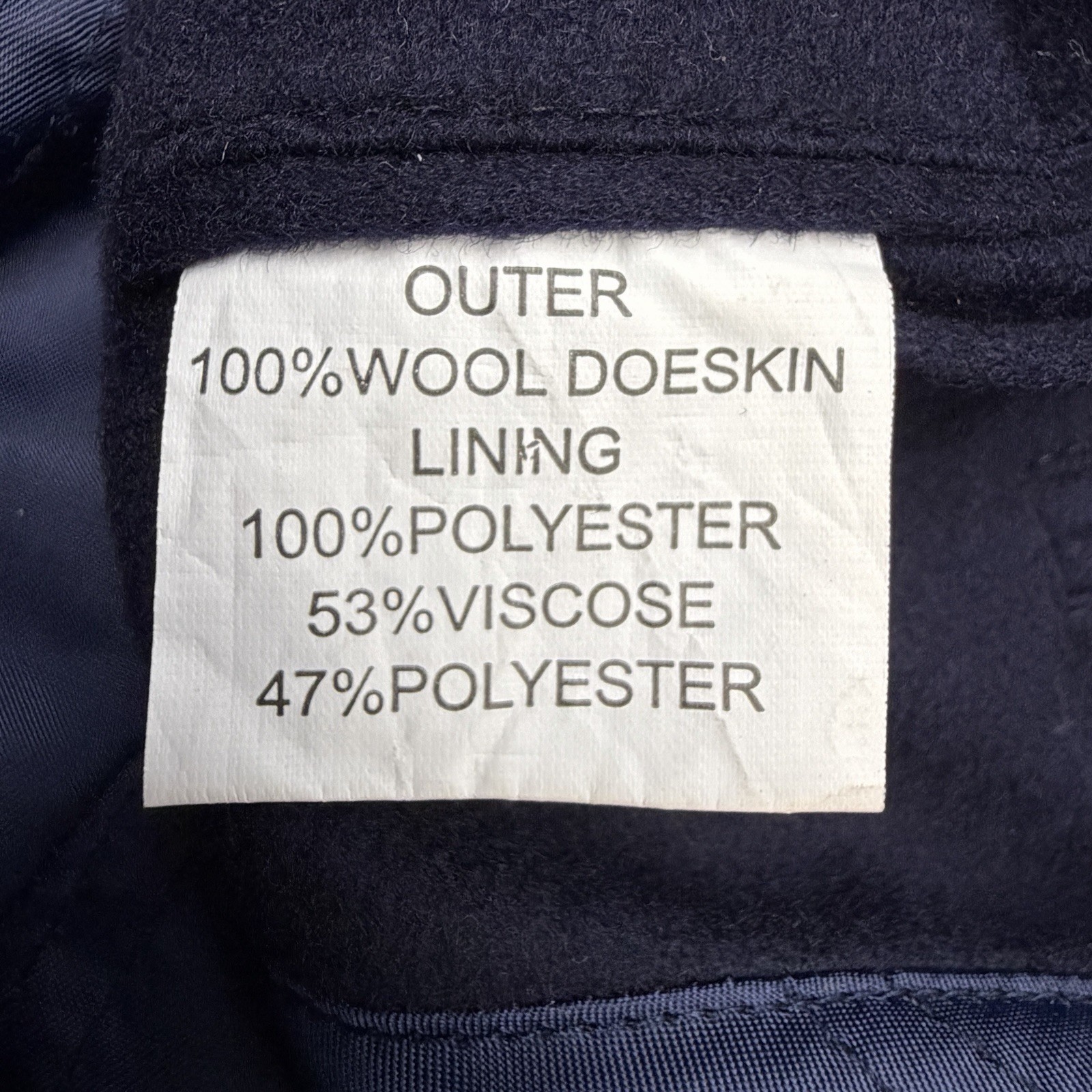 Loro Piana Peter Millar XL Wool Doeskin Storm System Sport Coat Fabric Italy
