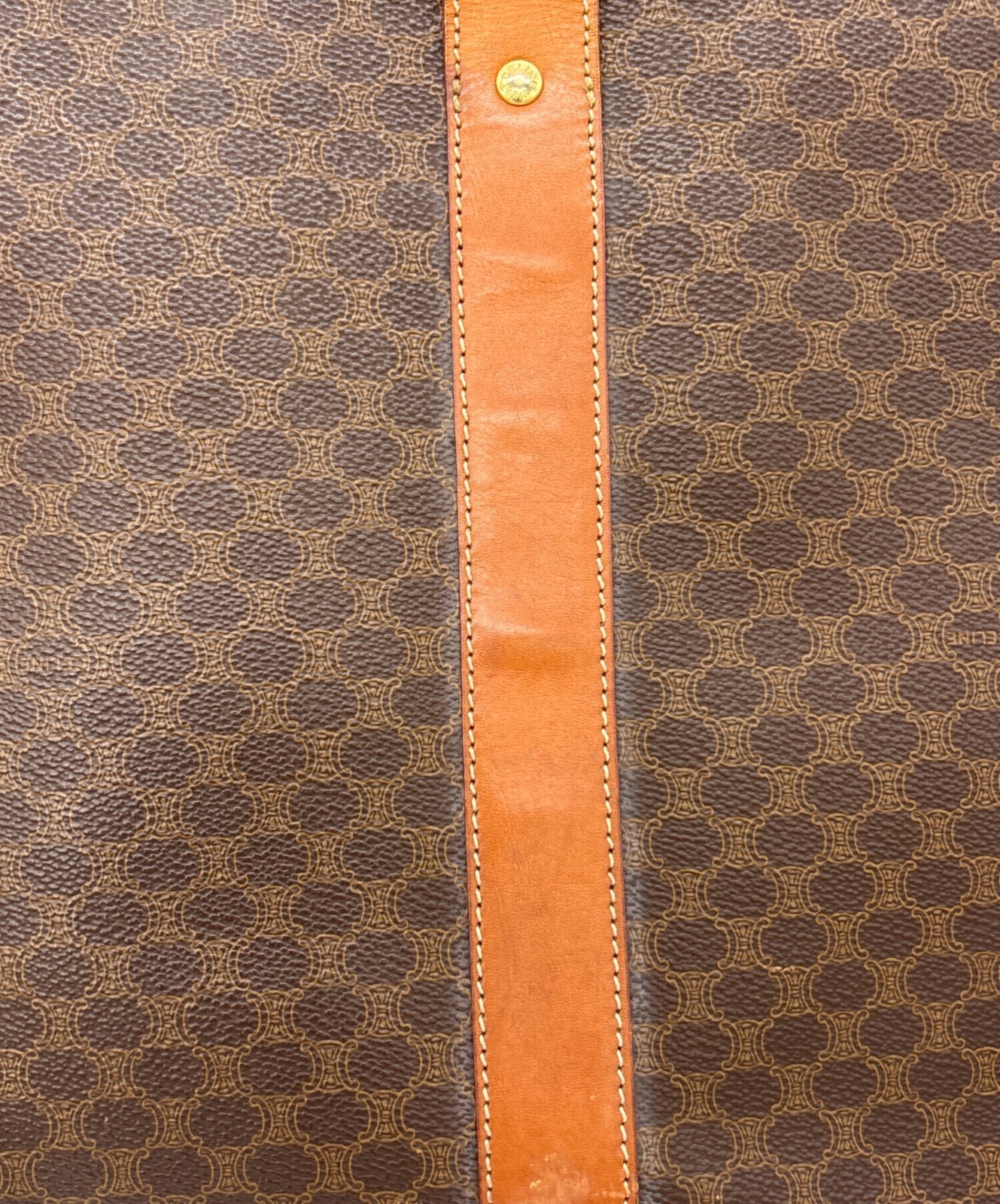 CELINE Tote bag Monogram Brown MC98 1 Authentic From Japan