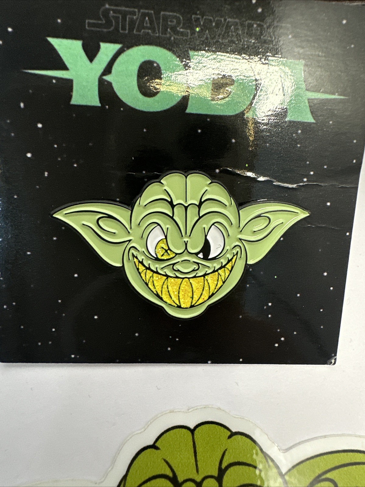 Pinzcity Yoda Star Wars Scare Bear Face Pin