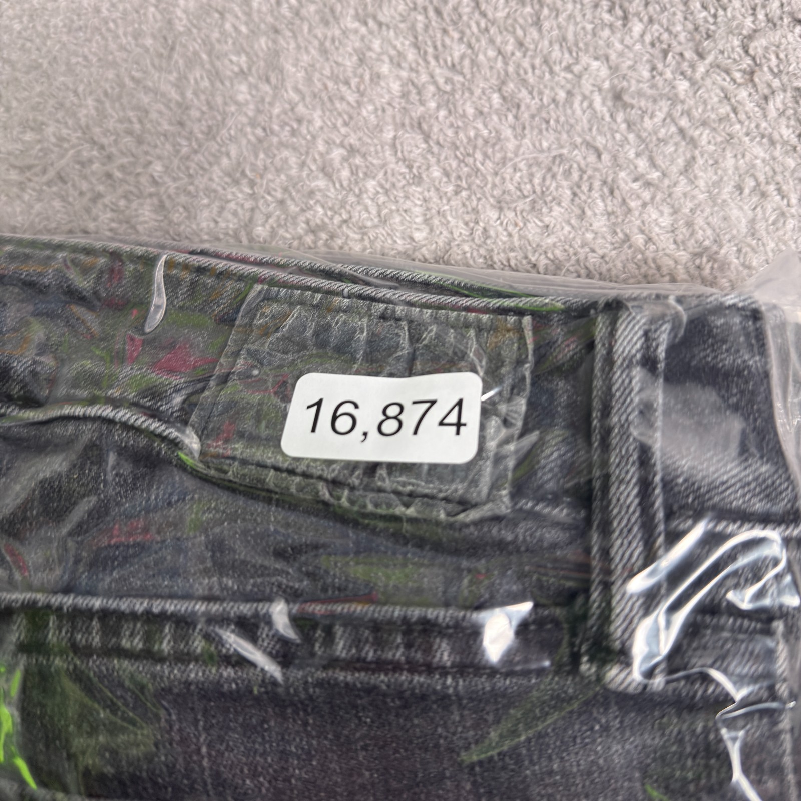 American Eagle Jeans Mens 34×30 (FIT 34×28) Black Athletic Skinny Airflex+