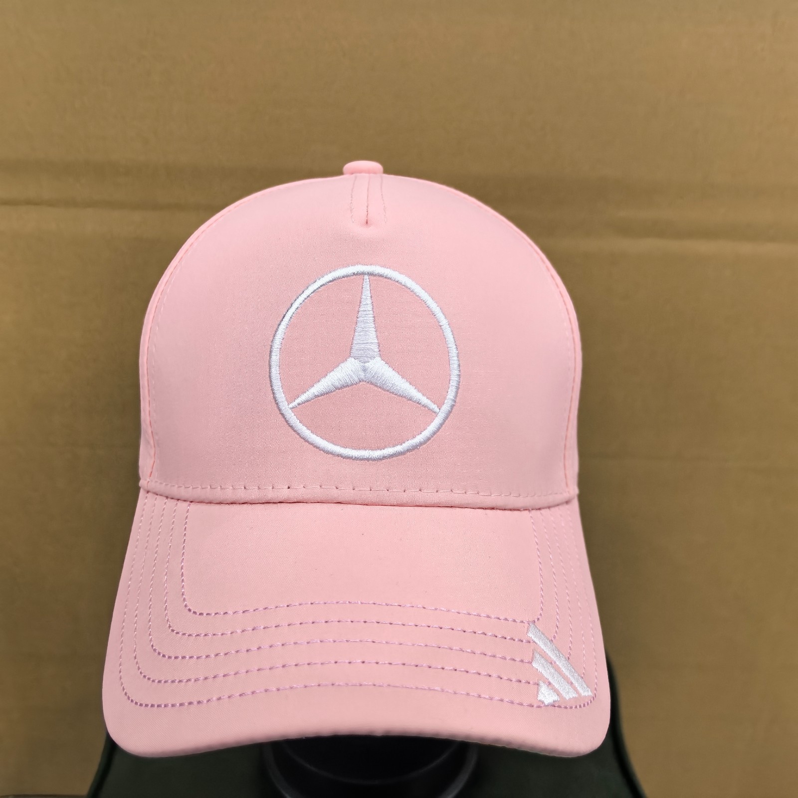 Mercedes F1 Benz Racing Unisex Outdoor Sports Adjustable Baseball Cap Pink