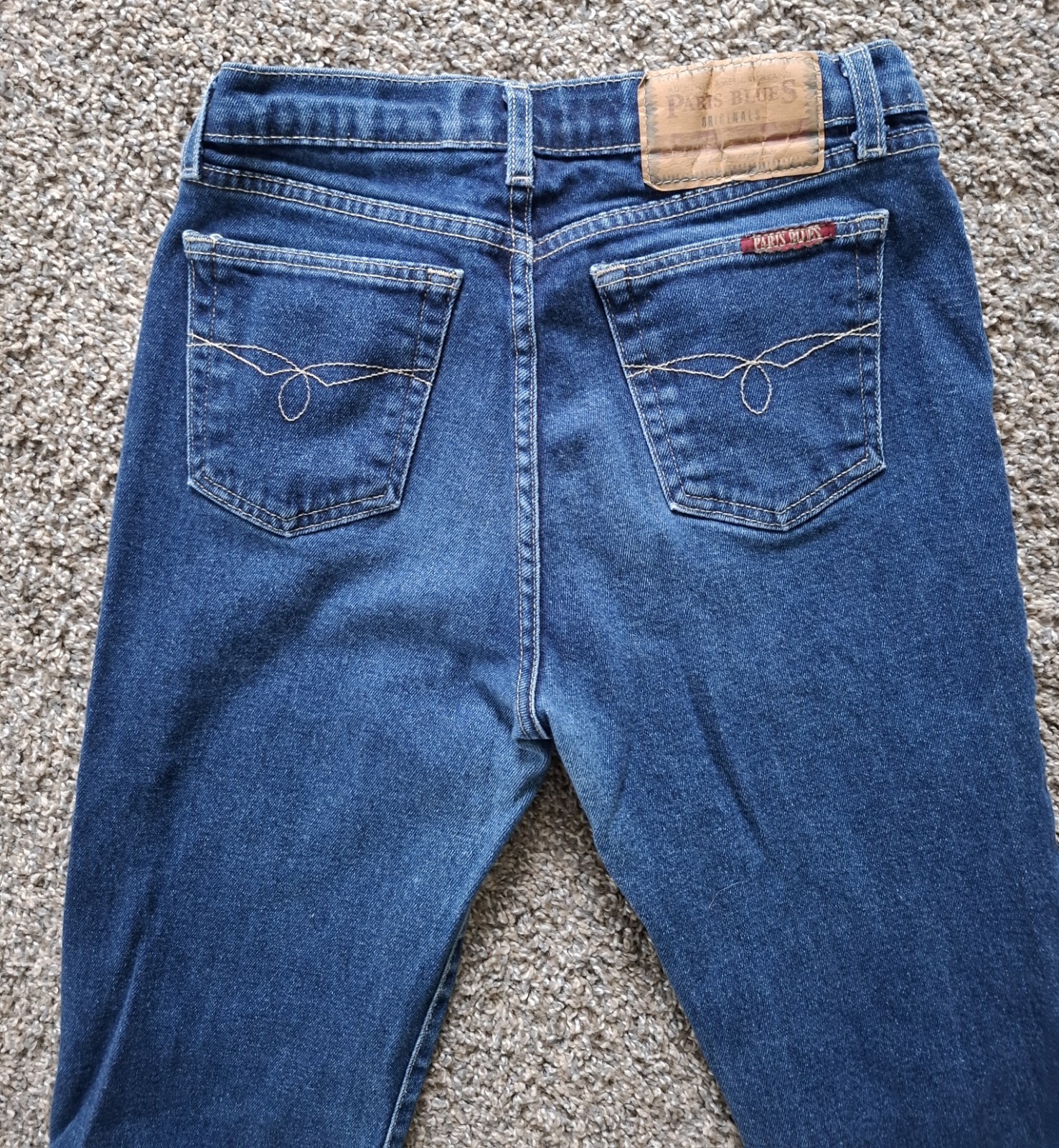 Y2k Paris Blues Medium Wash Mid Rise Bootcut Stretch 5-Pocket Jeans Juniors 3/4
