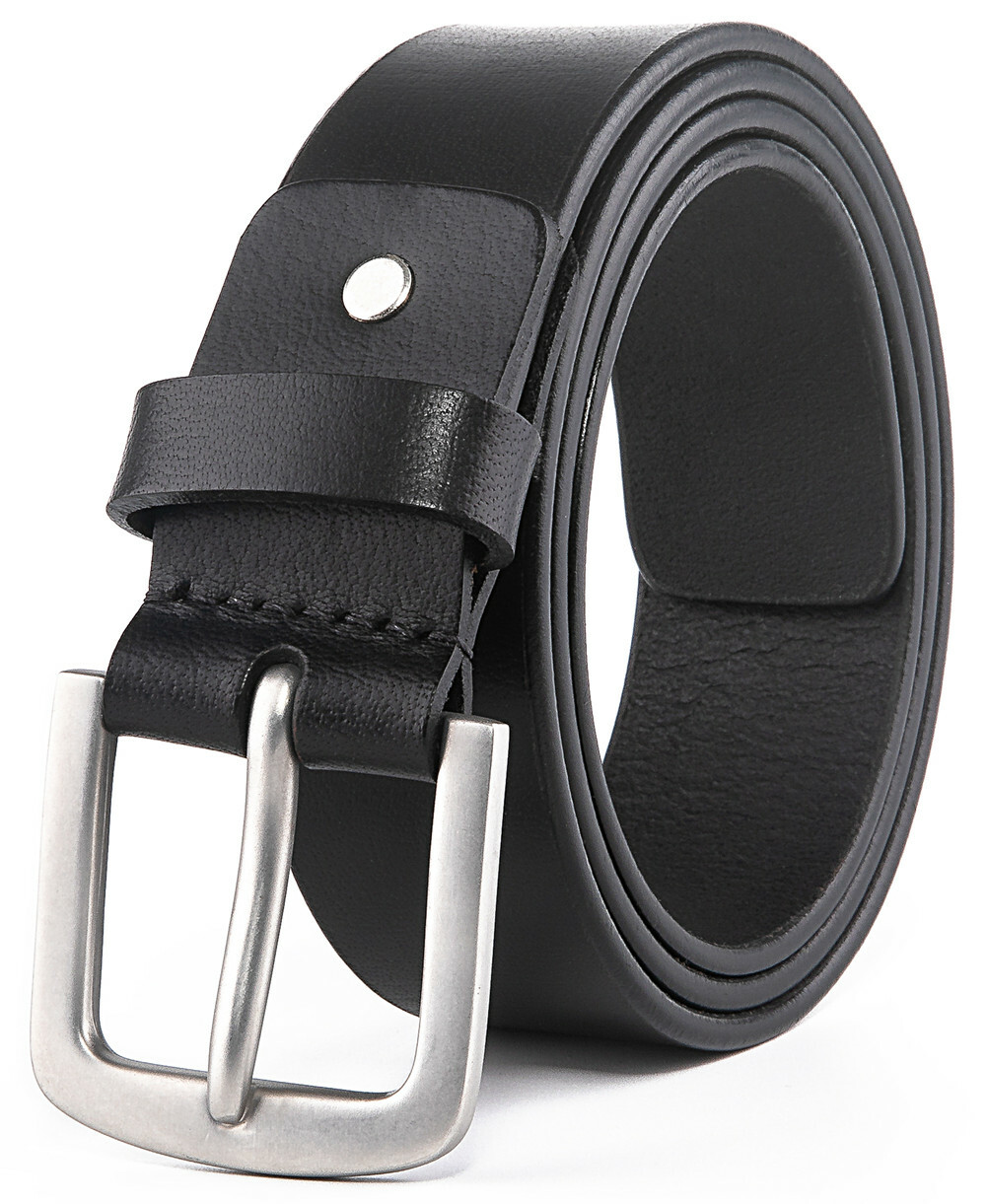 Mens Belts Leather Genuine Leather Belt for Jeans – Men Gift for Casual Belt