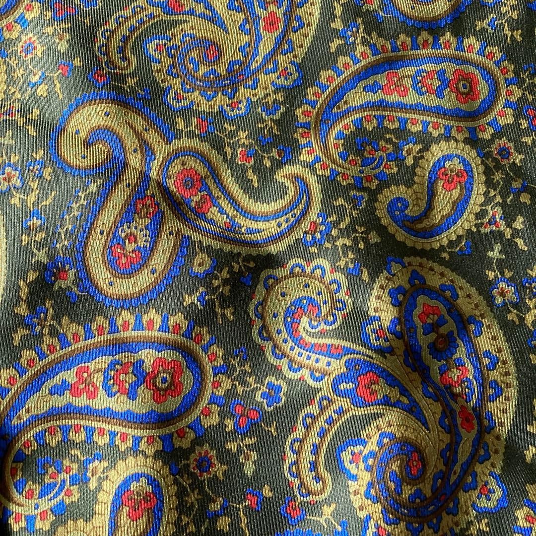 Etro Reversible Cashmere Silk Scarf 12.6×50.4in Unisex Mos Green