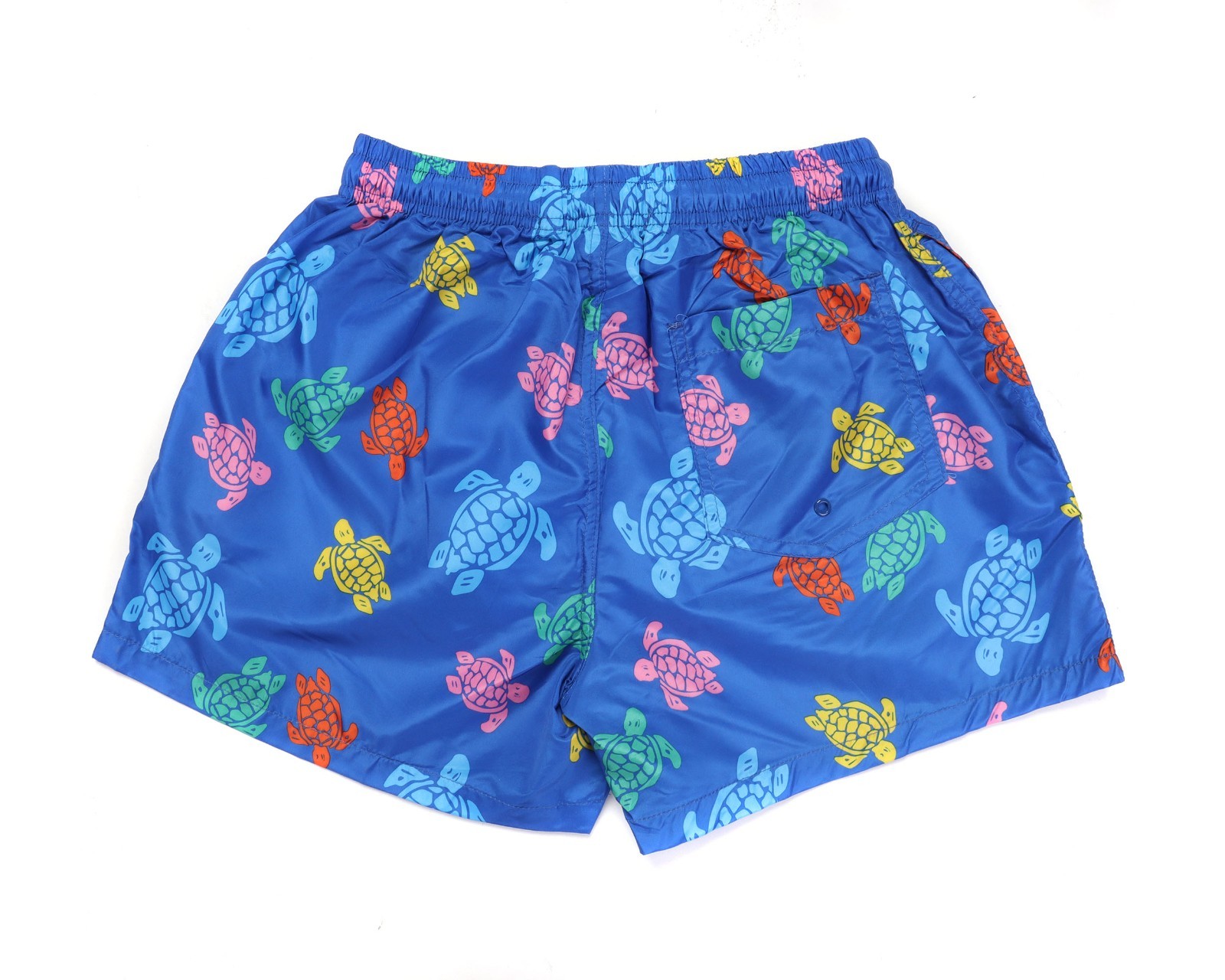 NWT EZZELINO SWIM SHORTS polyester multicolor turtles boxer luxury Italy L