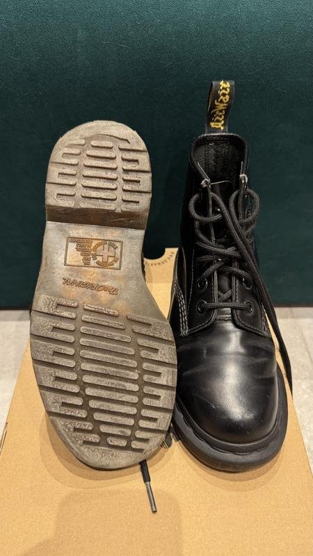 Women Dr. Martens Boots Black Leather 36 #3L2D