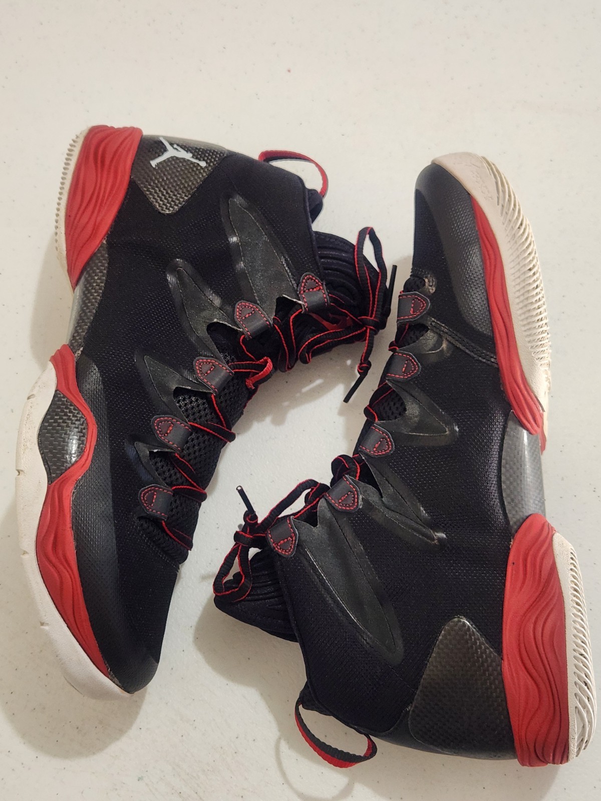 Air Jordan XX8 SE Bred 2013 Talla 12.5 US Black Red Sneakers 616345-001