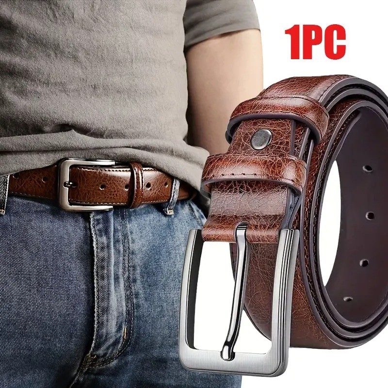 Men’s belts,Full Grain Genuine Leather Casual Dress Jeans Belts for Men