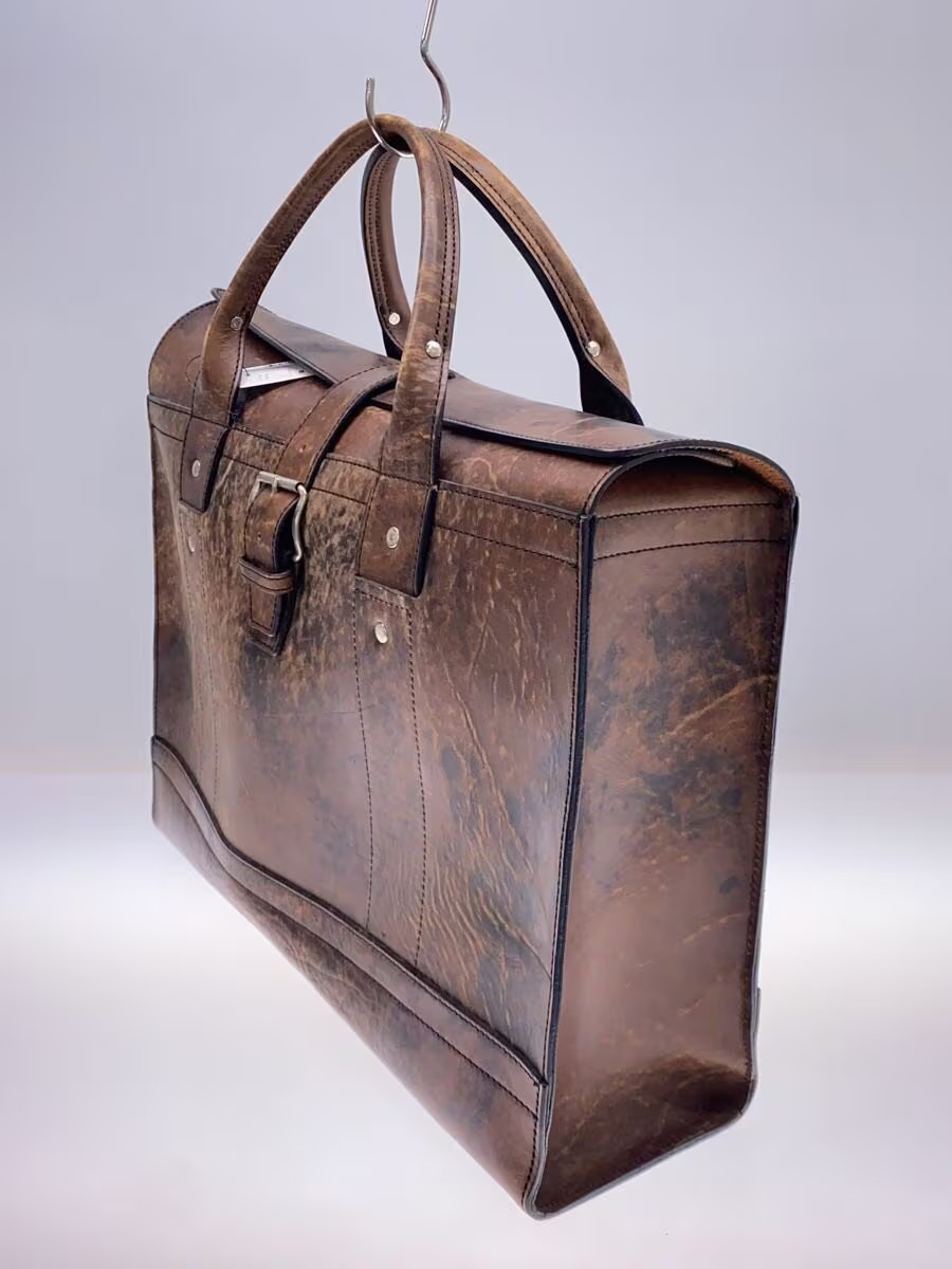 PORTER Boston Bag Leather BRW GROUND BOSTON BAG