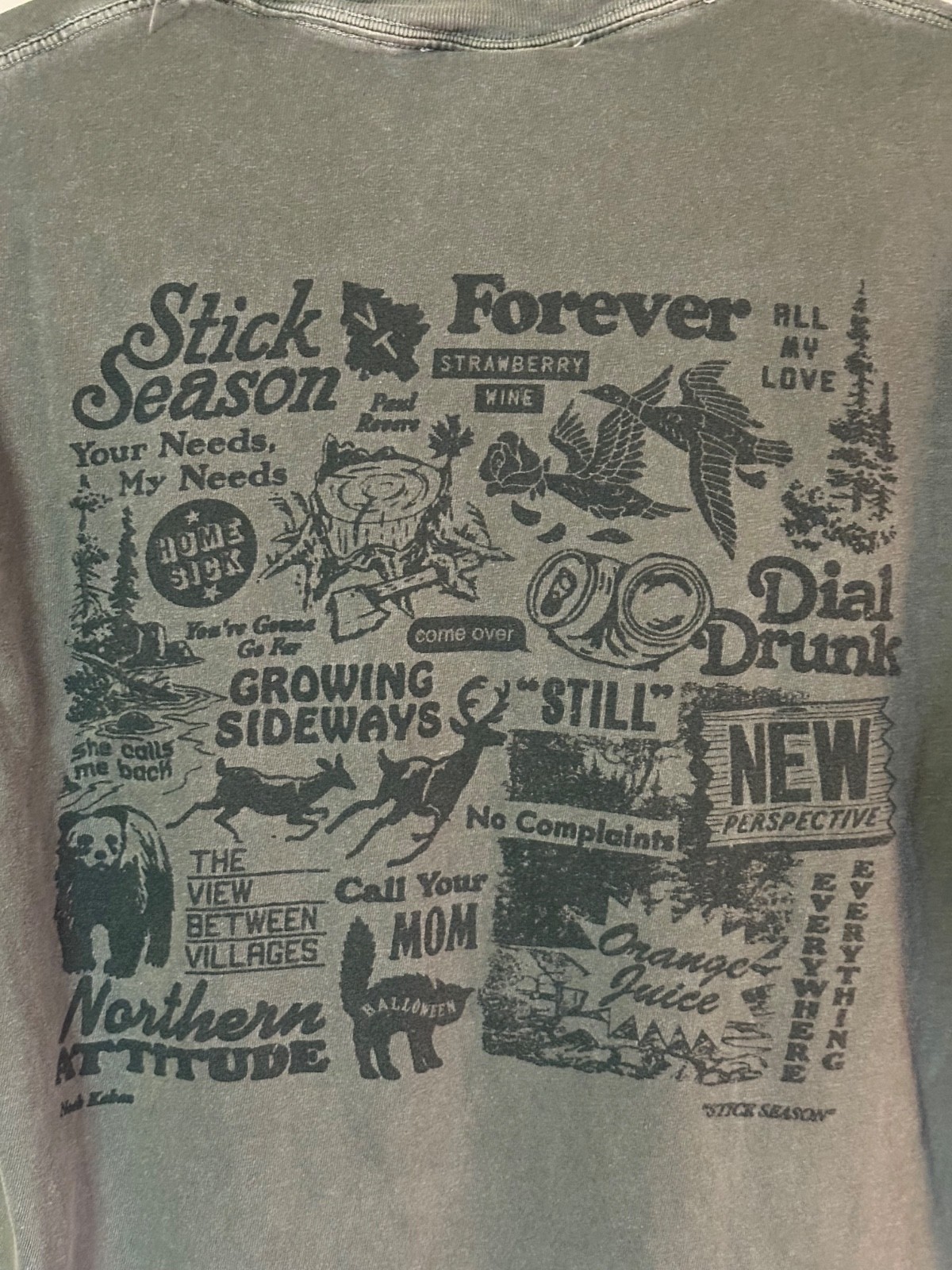 Noah Kahan “We’ll All Be Here Forever” Stick Season Album Tour Medium Unisex ’24